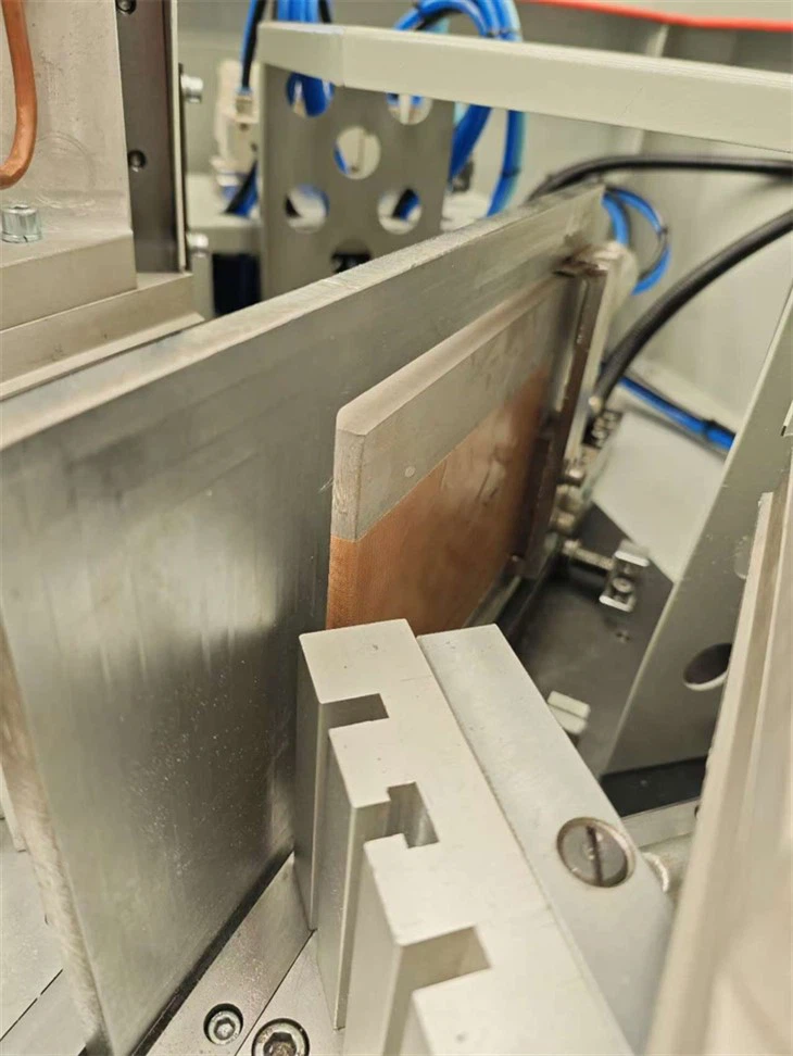 pvc window welding and corner cleaning line welding plate